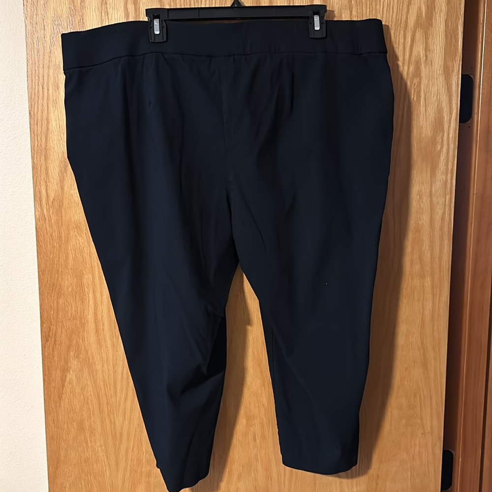 Apt 9 Essentials Women’s Black Crop Pants size 2X - Picture 3 of 5
